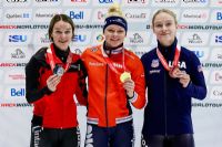 Kim Boutin motivée par la foule montréalaise : une médaille d’argent au 500 m